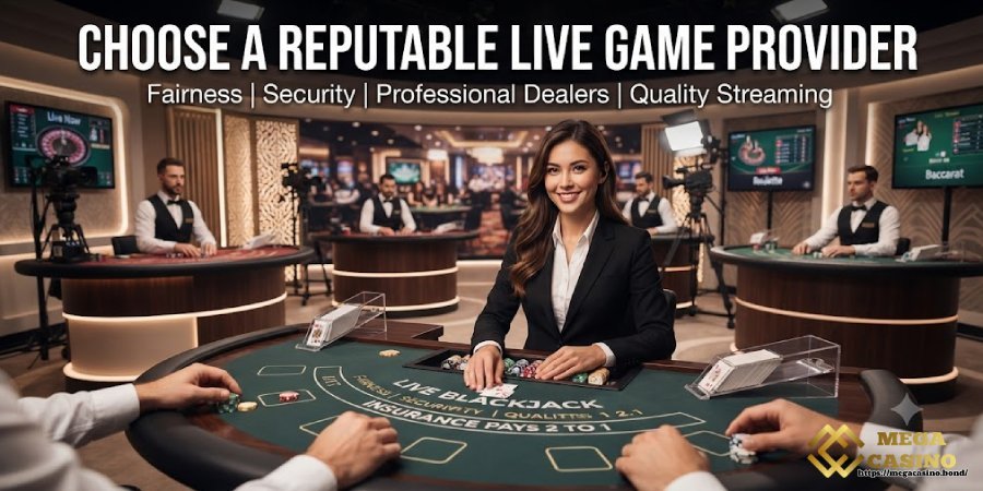 Choose a Reputable Live Game Provider Choose a Reputable Live Game Provider