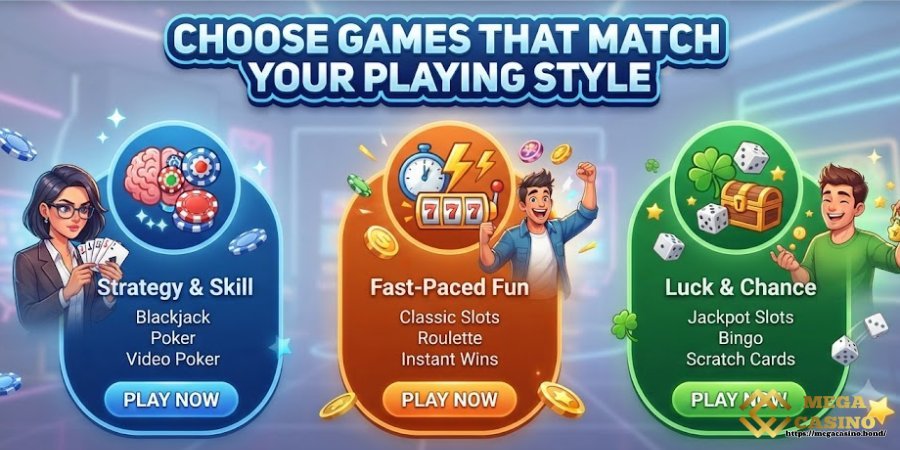 Choose Games That Match Your Playing Style Choose Games That Match Your Playing Style