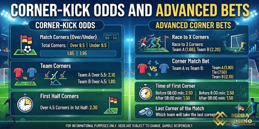 Corner Kick Odds and Advanced Bets