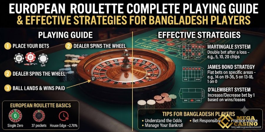 European Roulette: Complete Playing Guide and Effective Strategies for Bangladesh Players European Roulette: