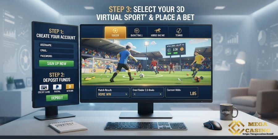 How to Join 3D Virtual Sports Betting at MEGA CASINO How to Join 3D Virtual Sports Betting at MEGA CASINO