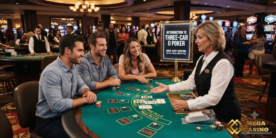 Introduction to Three-Card Poker at MEGA CASINO Introduction to Three-Card Poker at MEGA CASINO