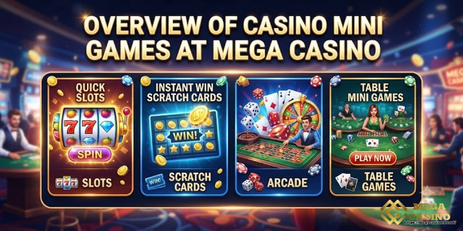 Overview of Casino Mini Games at MEGA CASINO Overview of Casino Mini Games at MEGA CASINO