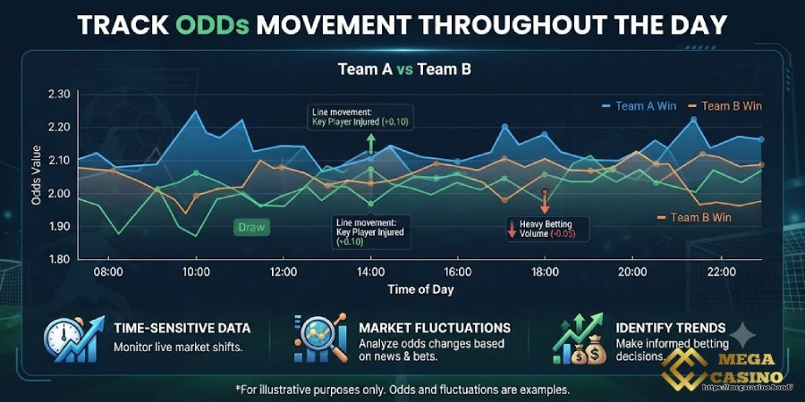 Track Odds Movement Throughout the Day